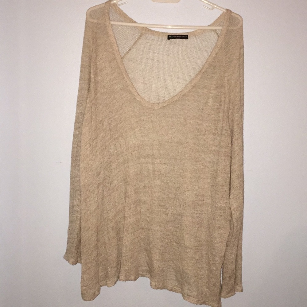 Loose Light Oatmeal Sweater